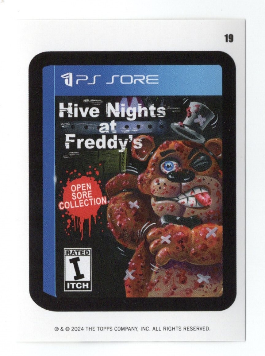 2024 TOPPS WACKY PACKAGES HIVE NIGHTS AT FREDDY'S STARBUGS PUZZLE