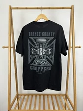 VTG Orange County Choppers New York Big Logo Black ODM T-Shirt L