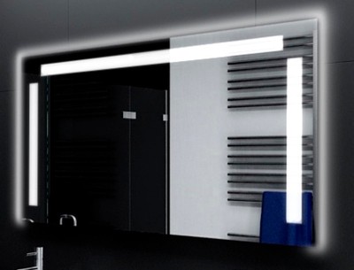 Badspiegel mit LED Beleuchtung Badezimmerspiegel Bad Spiegel Wandspiegel M111