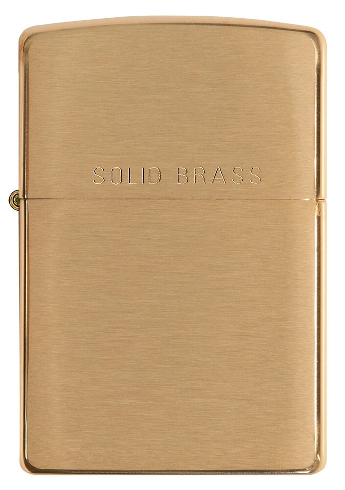 Zippo Classic Brushed Solid Brass Windproof Lighter, 204 41689100506 eBay