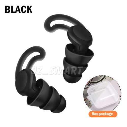 Ultra Soft Silicone Ear Plugs Anti Noise Reduction Flexible Reusable Sleep Plug - Picture 11 of 12