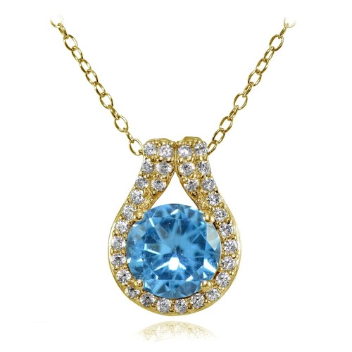 Ton Doré Sur 925 Argent 3.3ct Citrine & Zircone Ovale Halo Dormeuses