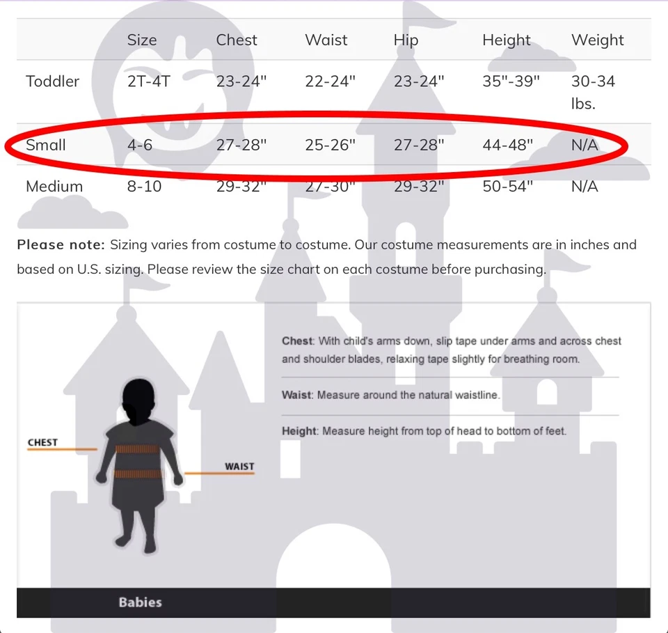 Disfraz de Little Charmers Hazel, para niño pequeño (4-6) Foto 3 de 3