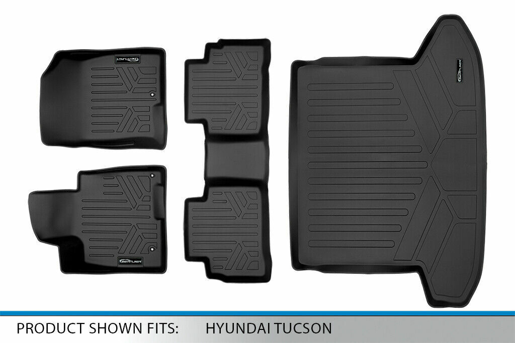 SMARTLINER Custom Fit Floor Mats &Cargo Liner 2022-2025 Hyundai Tucson (NO PHEV)