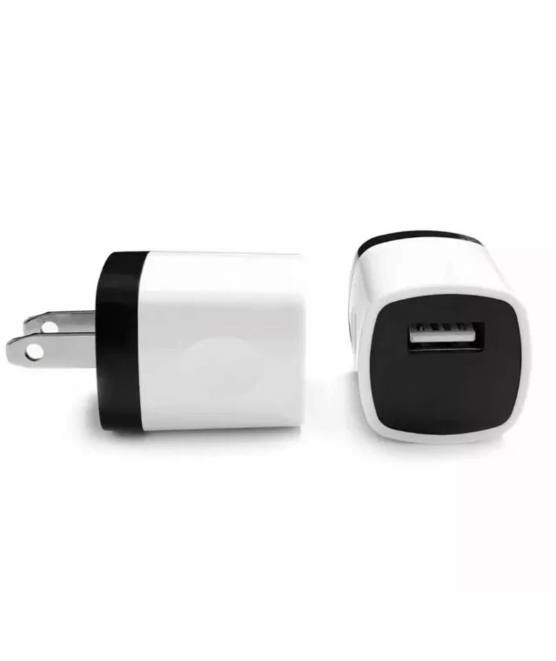 Lote 1A Adaptador de Corriente USB AC Hogar Cargador de Pared Enchufe EE. UU. PARA iPhone 5S 6 7 8 Foto 3 de 4