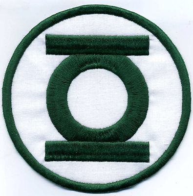 5'' Green Lantern Corps Classic Style Embroidered Iron-on Patch