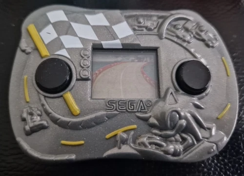 2004 McDonalds SEGA Sonic The Hedgehog Racing LCD Hand Held Video Game Toy