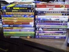 (35) Childrens Adventure DVD Lot: Disney The Incredibles Holes Robots Wimpy Kid