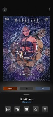 Topps WWE SLAM *DIGITAL* - Midnight Winter Solstice Insomnia - Kairi Sane