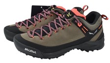 Salewa Womens Size 8.5 Wildfire Brown Leather Black Hiking Shoes Sneakers