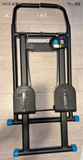 Vertical Climber Stepper Adjustable Resistance 300 lbs Black/Blue