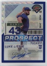 2024 Prospect Edition Blue Wave Prizm Signatures 72/75 Luke Little #9 Auto u9x