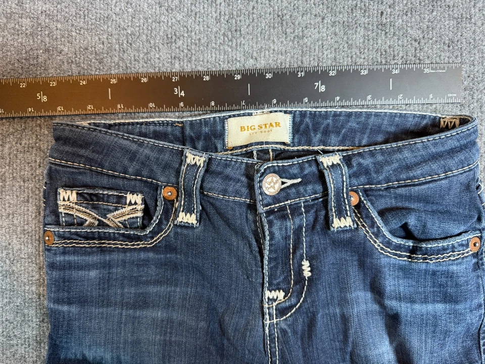 Big Star Jeans Liv Boot Mujer 26x30 Colección Vintage Denim Lavado Oscuro Vaquero Foto 4 de 4