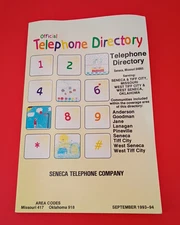 Telephone Directory for SENECA MISSOURI 64865 / 1993-94