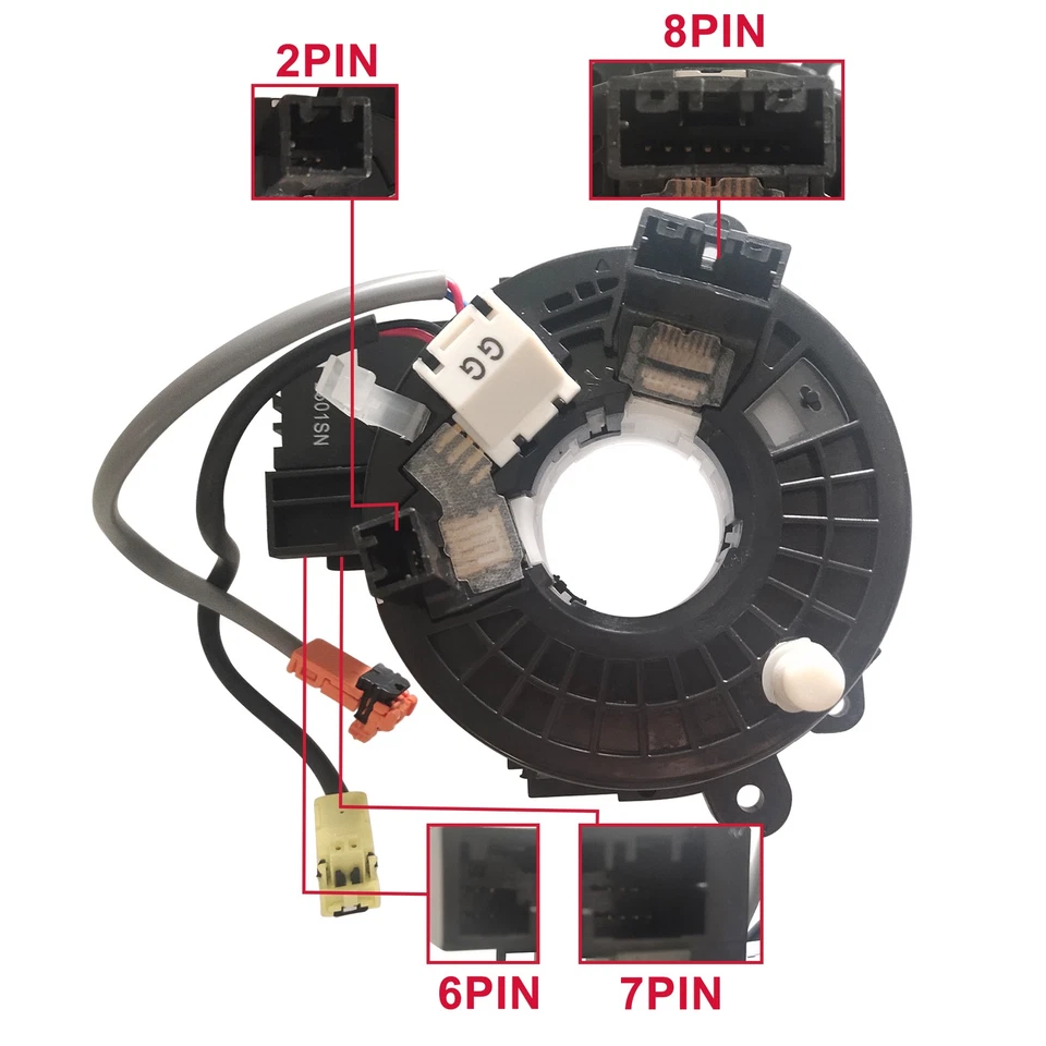 Clock Spring B5554-1EA8A For 2011-2017 Nissan Juke / 2009-2014 Nissan GT-R Foto 2 de 4