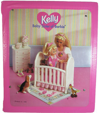 MATTEL KELLY, BABY SISTER OF BARBIE 1996 NURSERY CARRYING CASE STORAGE PLAY SET