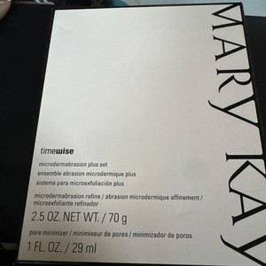 Mary Kay Timewise Microdermabrasion Set Face Refine 2.5 oz & Pore Minimizer 1 oz