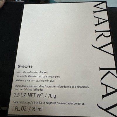 Mary Kay Timewise Microdermabrasion Set Face Refine 2.5 oz & Pore Minimizer 1 oz