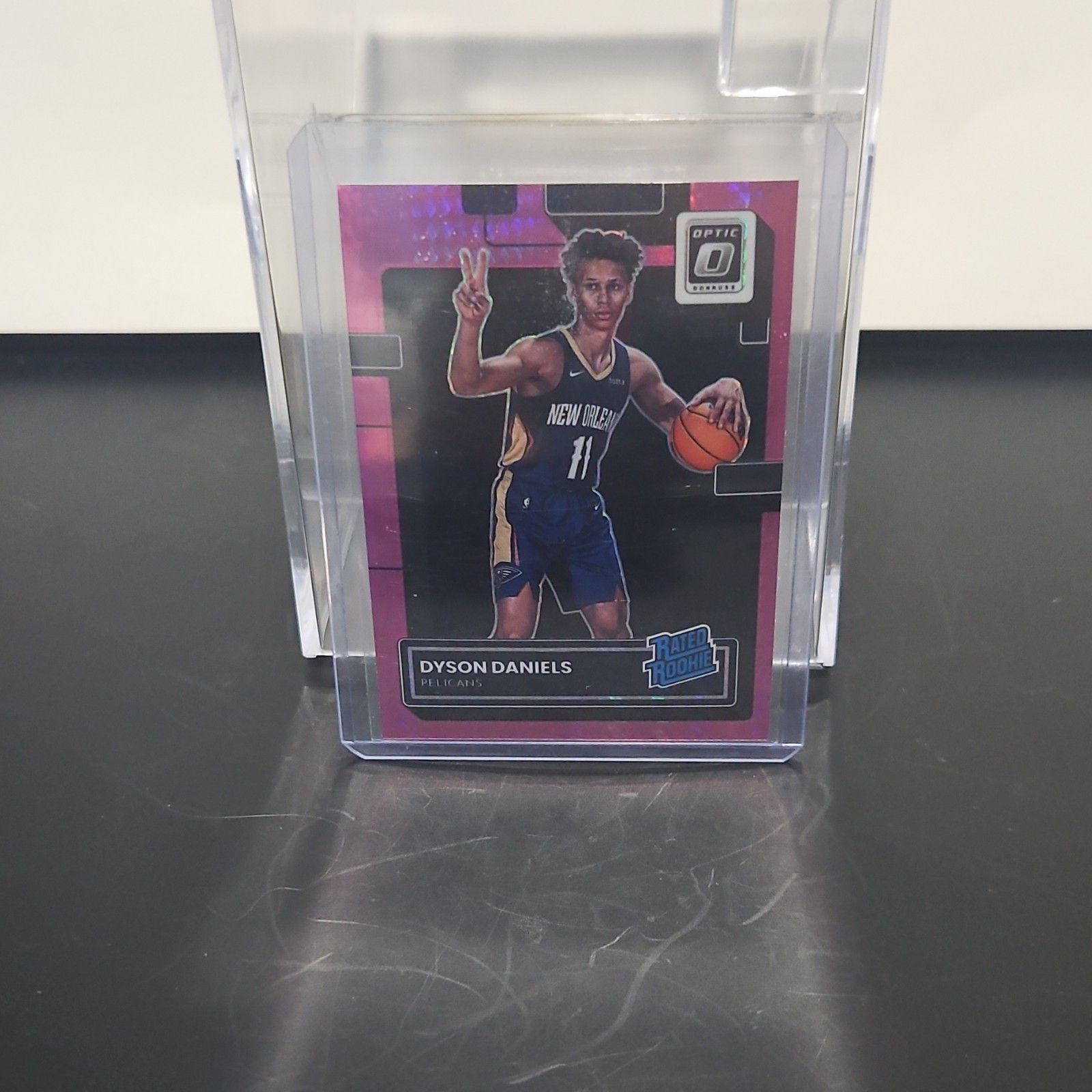 Panini 2022-23 Donruss Optic Rated Rookie Pink Hyper Dyson Daniels #250 Pelicans