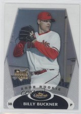 2008 Topps Finest Refractor Billy Buckner #140 c7z