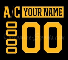 Providence Bruins Customized Number Kit for 2013-2018- Away