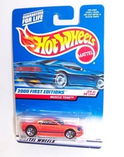 1:64 1999 HOT WHEELS 2000 FIRST EDITIONS MUSCLE TONE ORANGE #24/36 24390 #084