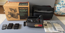 Hitachi VM-H725LA Hi8 Camcorder Bundle Box Case Charger Remote 3 Batteries