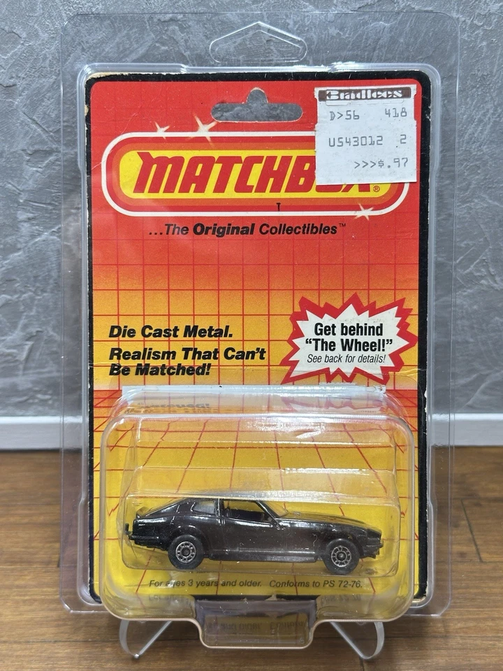 Vintage 1983 Matchbox Datsun 280ZX Black Carded RARE - Image 2 of 4