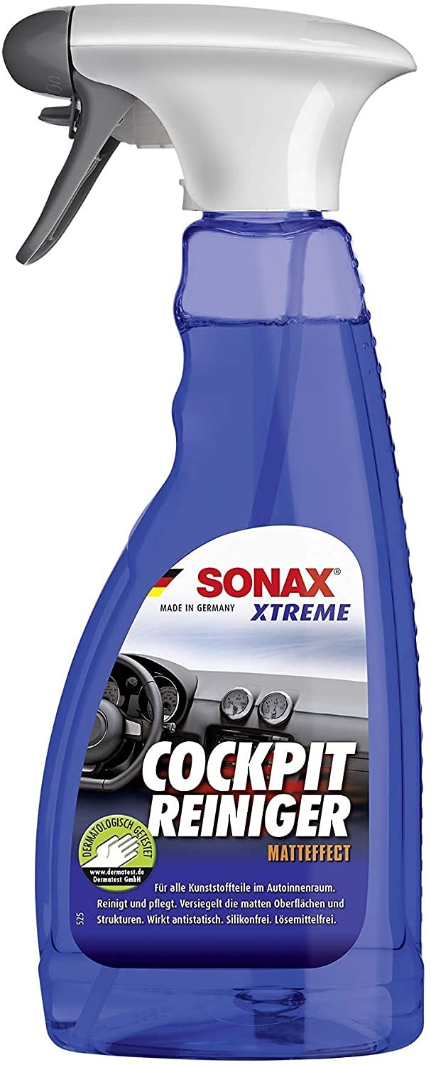 Nettoyant Cockpit XTREME mat 500 ml contre les reflets gras du plastique