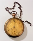 Knickerbocker Supreme - Swiss 7 Jewel Pocket Watch - Open Face Gold Filled Case