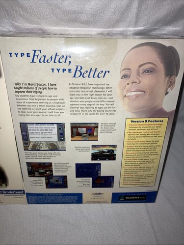 MAVIS BEACON TEACHES TYPING Version 9 Plus Compton’s Encyclopedia 2000 New - Picture 3 of 6
