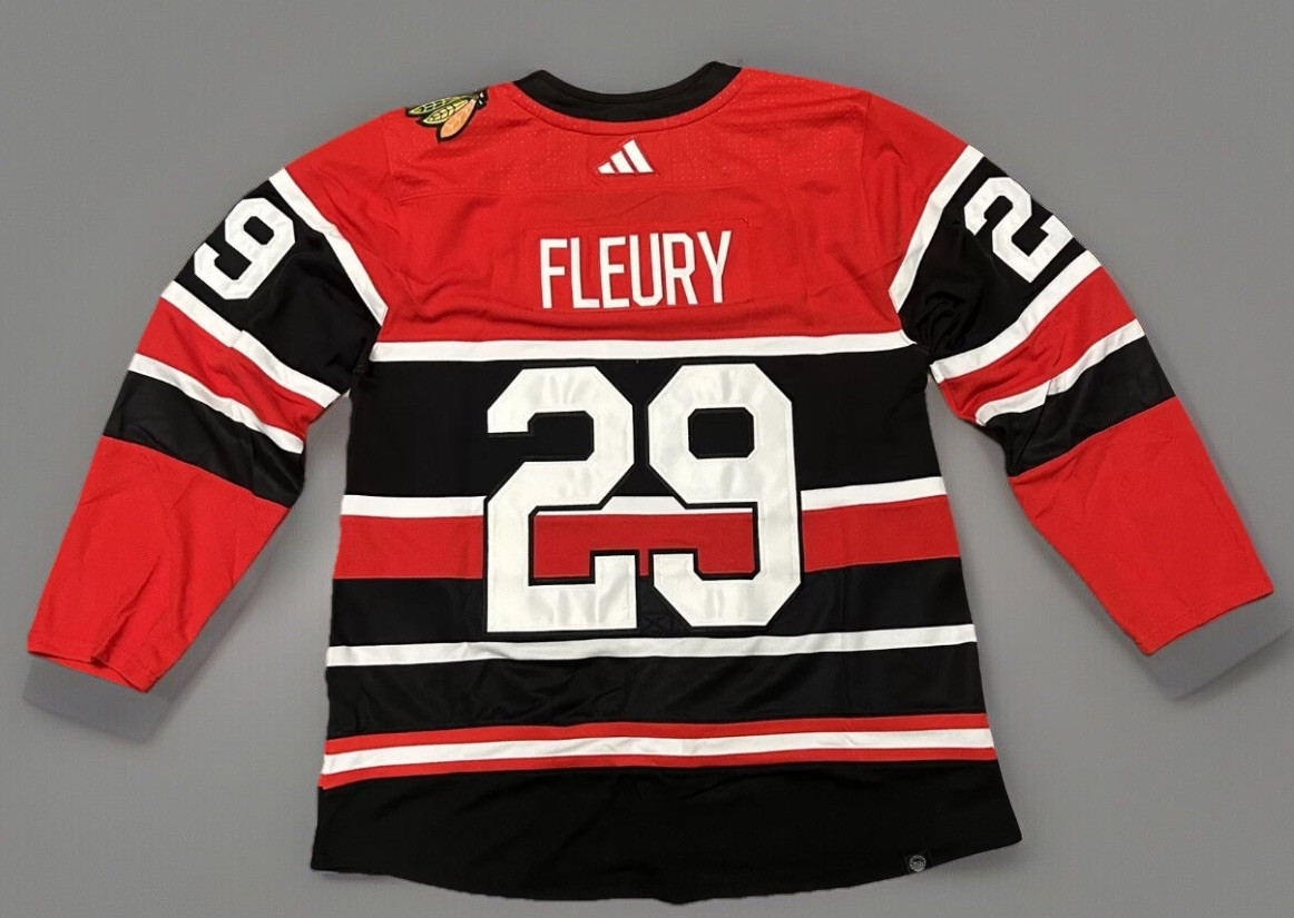 adidas Chicago Blackhawks Retro Authentic Marc Andre Fleury Jersey XL Size  54