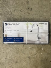 Glacier Bay McKenna Kitchen Faucet with Single Handle Pull-Down Sprayer - Chrome