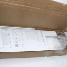 Chicology Basic Pre-Cut White Cordless Room Darkening Faux Wood Blind