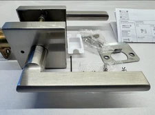 6 Pack Privacy Door Handles for Bedroom, Bathroom Interior Door Levers