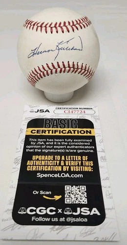 Harmon Killebrew Signed Rawlings Official League Baseball TWINS JSA COA A7