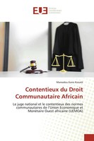 Mamadou Kono Konaté | Contentieux Du Droit Communautaire Africain | Taschenbuch