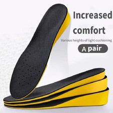 Invisible Height Increase Insoles Heel Lift Shoe Inserts Cushion Shock Absorbing
