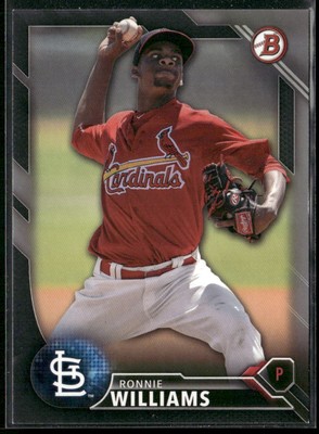 2016 Bowman Draft #BD-163 Ronnie Williams Silver Border #/499