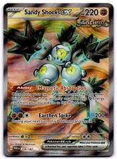 Sandy Shocks ex 228/182 SV Paradox Rift Ultra Rare Pokemon Card - NM