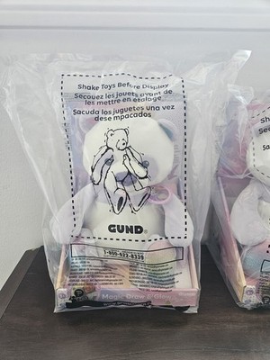 GUND Magic Draw & Glow Panda Bear UV Light Soft Plush Toy