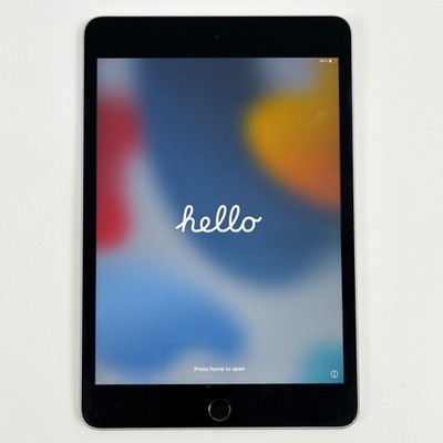 Apple iPad Mini 4 128GB WiFi 7.9'' Space Gray MK9N2LL/A iOS 15