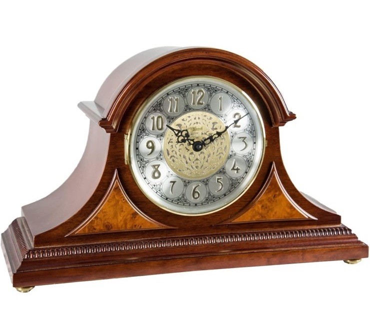Hermle 21130-N92 Cherry Quartz Chiming Mantel Clock