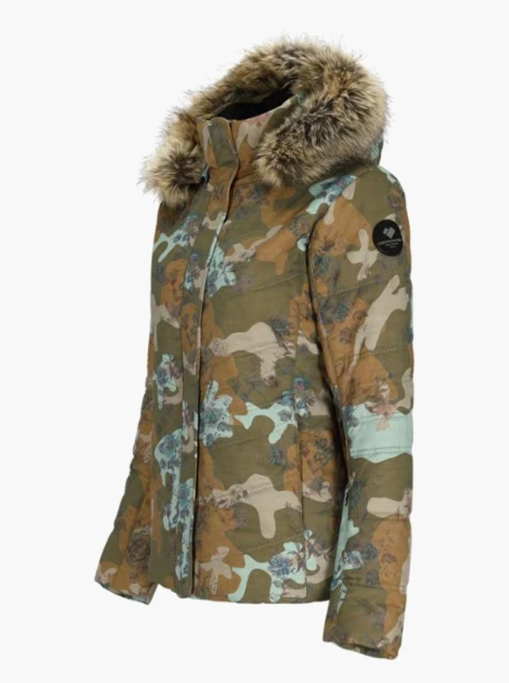 NWT Obermeyer Tuscany II Ski Jacket Vintage Camo Women’s Size 8/Medium MSRP $279 - Image 3 of 4