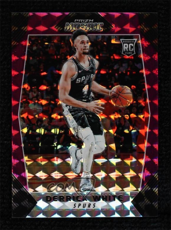 2017-18 Panini Prizm Mosaic Purple 89/99 Derrick White #55 Rookie RC dd2