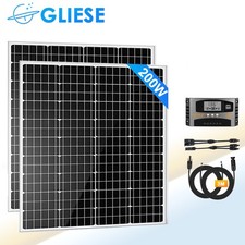 200W Solaranlage Komplettpaket Solarpanel Solarmodul Inselanlage Balkonkraftwerk