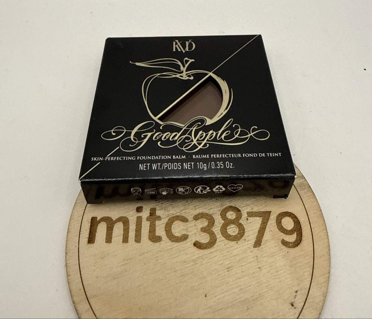 KVD Vegan Beauty Good Apple Skin Perfecting Foundation Balm 10g DEEP 082