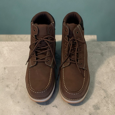 Levi's Mens Dean Wax Moc Toe Chukka Boots Size 13 Mahogany Black