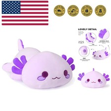 Cute Axolotl Plush, Soft Stuffed Animal Salamander Plush Pillow, Kawaii Plush...
