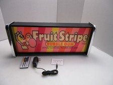 Striscia di frutta gomma LED display insegna luminosa lightbox luce da appendere a parete